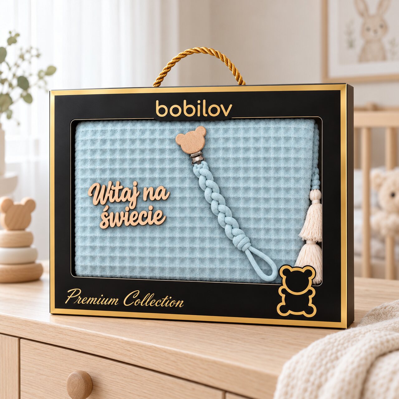 Zestaw prezentowy wyprawkowy w pudełku z okienkiem
